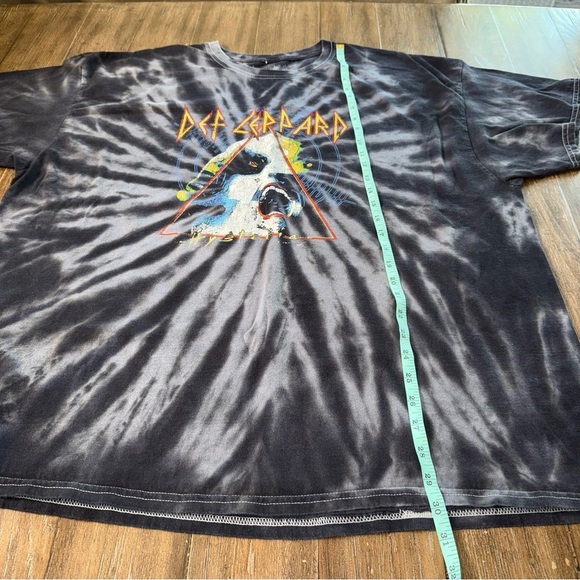 Def Leppard Casual Short Sleeve Graphic Pullover Shirt Mens Size 3XL Black - Picture 5 of 6